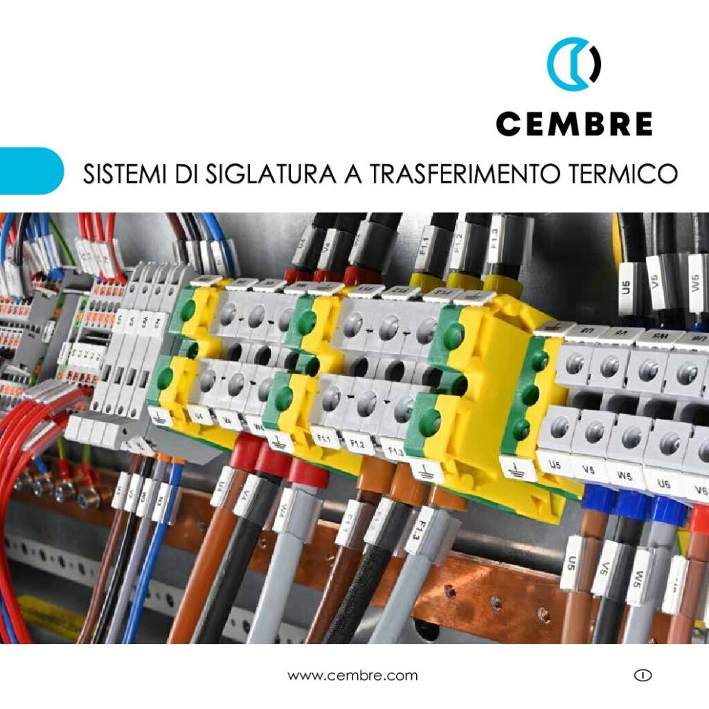Copertina della brochure Siglatura a trasferimento termico