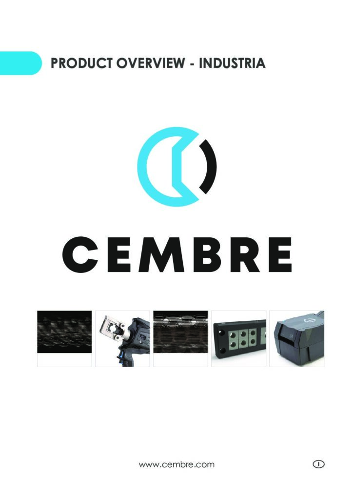 Copertina del catalogo Product overview – Industria
