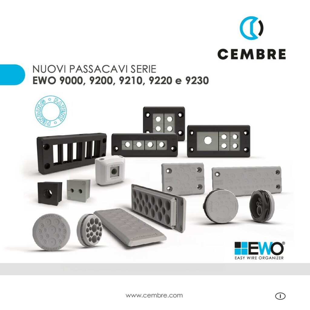 Copertina della brochure EWO – Passacavi