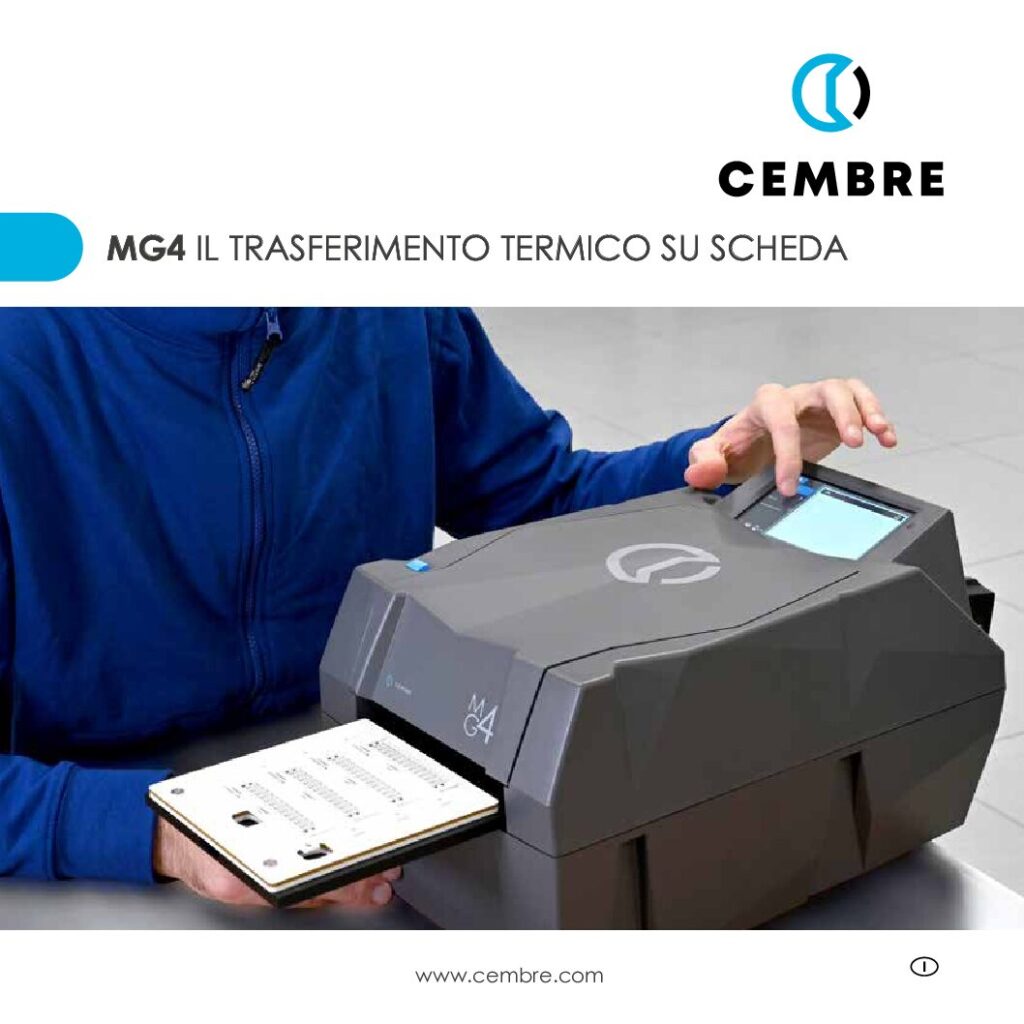 Copertina della brochure MG4 – Il trasferimento termico ovunque
