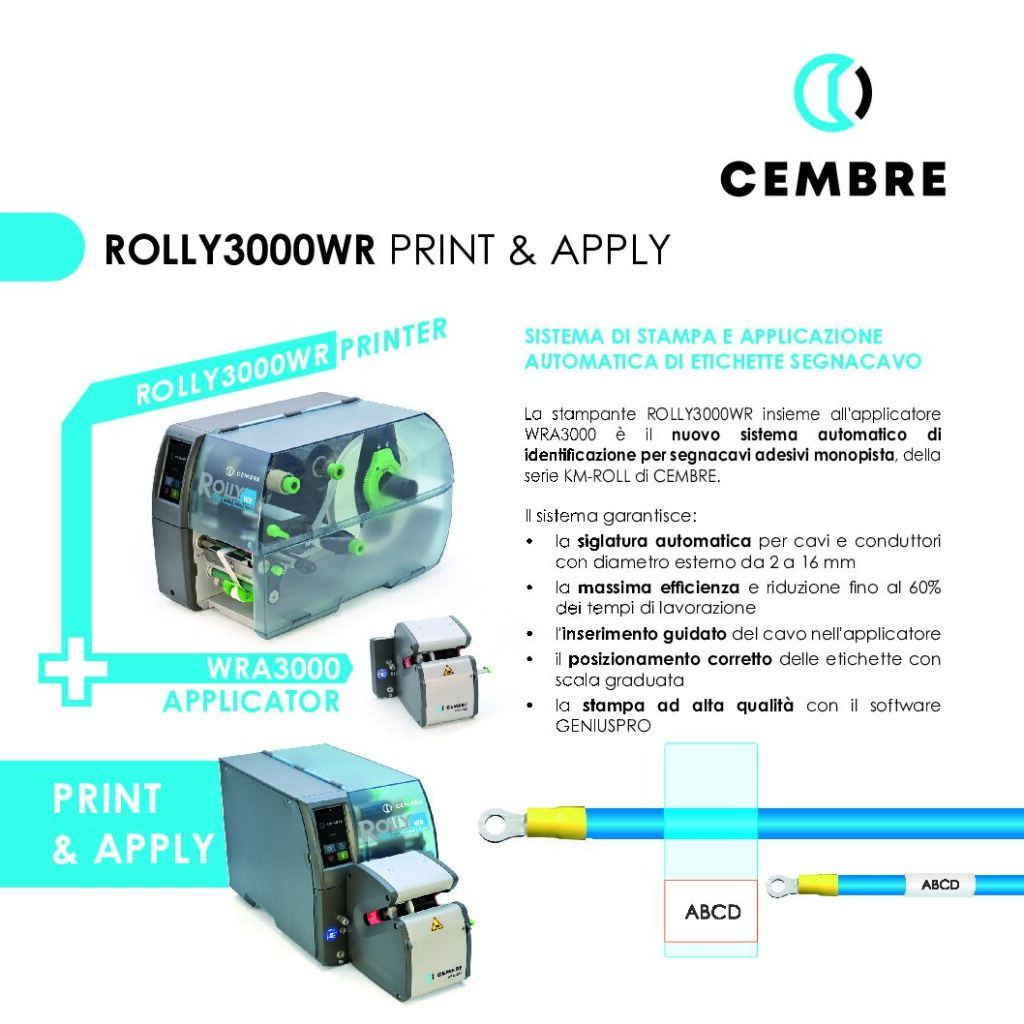Copertina della brochure ROLLY3000WR – Print & Apply