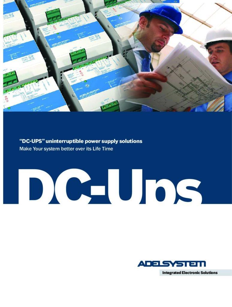 Copertina del catalogo DC-UPS
