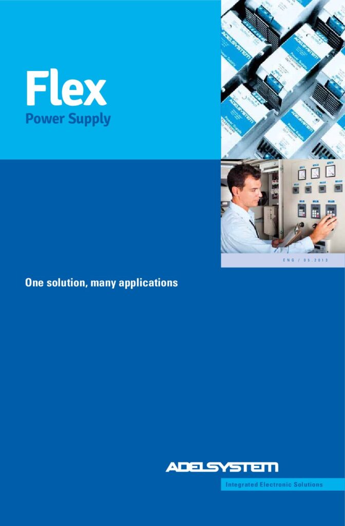 Copertina del catalogo Alimentatori FLEX