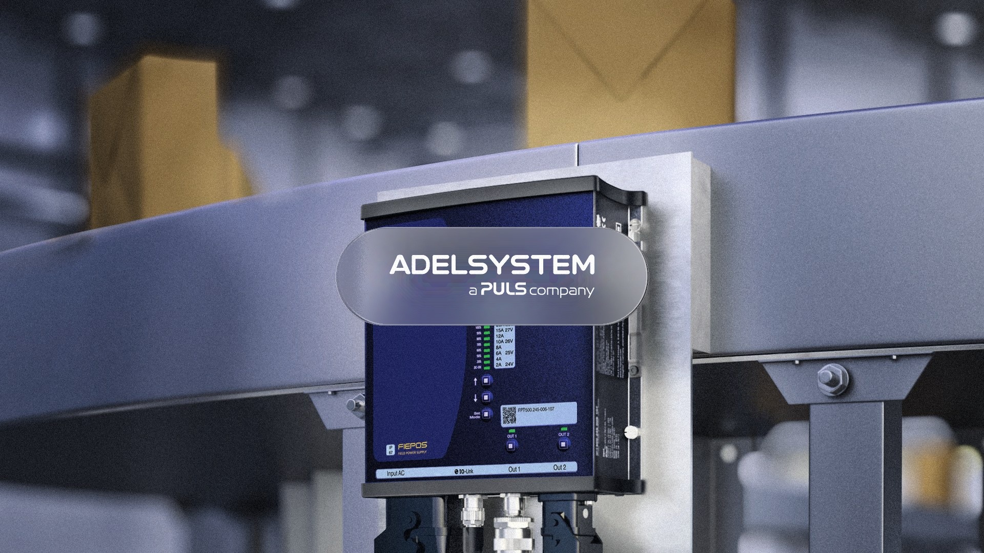 Logo Adel System, a PULS company su foto di prodotto