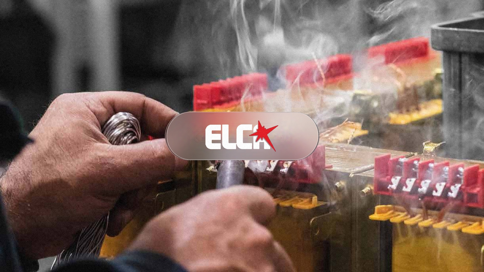 Logo Elca Trasformatori su foto di prodotto